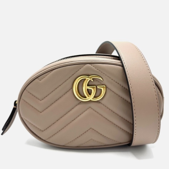 Gucci GG Marmont Belt Bag Taupe 85cm - Picture 1 of 11